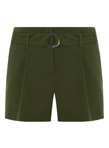 Dorothy Perkins Khaki O-ring Shorts
