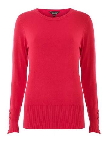 Dorothy Perkins Pink Button Jumper