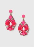 Dorothy Perkins Pink Bead And Pom Earrings