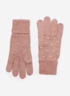 Dorothy Perkins Pink Embellished Gloves