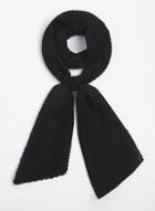Dorothy Perkins Black Plain Plisse Scarf