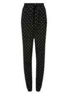 Dorothy Perkins *tall Black Spotted Joggers