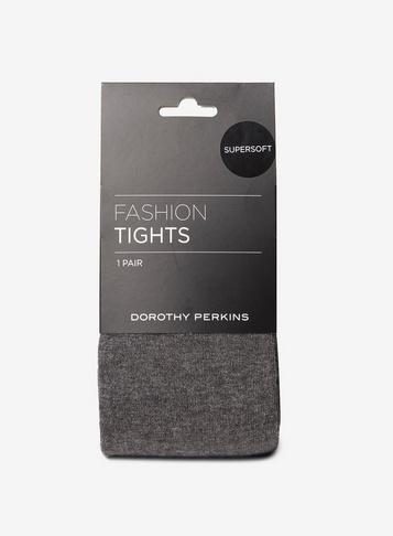 Dorothy Perkins Grey 1 Pack Super Soft Tights