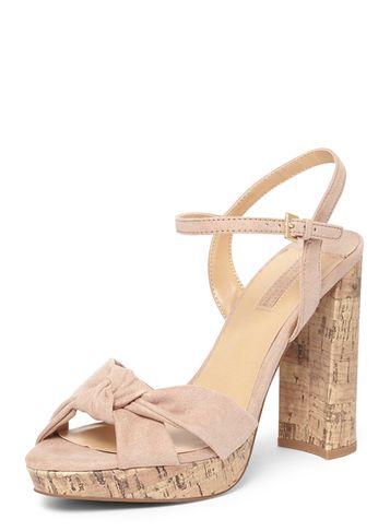 Dorothy Perkins Nude 'siri' Knot Cork Sandals