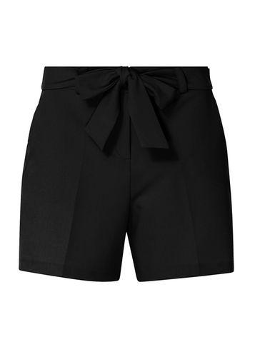 Dorothy Perkins Petite Black Tie Waist Shorts