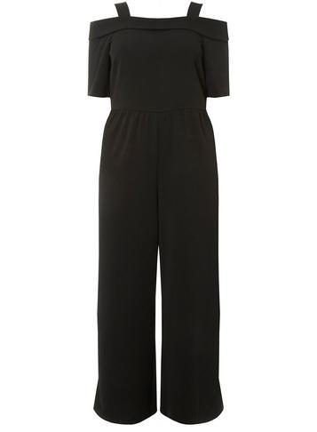 Dorothy Perkins *dp Curve Black Bardot Palazzo Jumpsuit