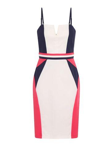 Dorothy Perkins *paper Dolls Cream Colourblock Cami Dress