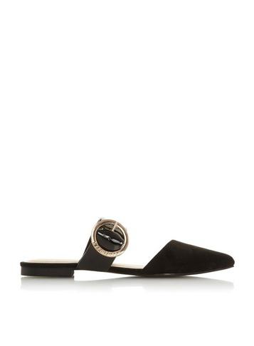 *head Over Heels By Dune Black Flat Shoes