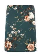 Dorothy Perkins Green Floral Print Scuba Mini Skirt