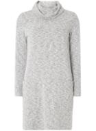 Dorothy Perkins Grey Cowl Neck Dress
