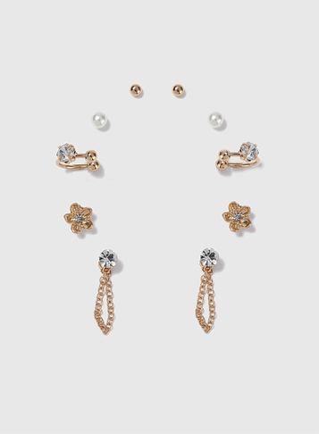 Dorothy Perkins Stud Earrings And Earcuff