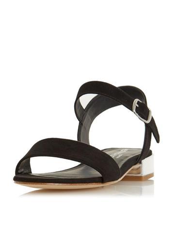 Dorothy Perkins *head Over Heels By Dune Black Niccy Heel Sandals