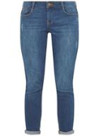 Dorothy Perkins Petite Midwash 'harper' Roll Up Skinny Jeans