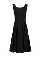 Dorothy Perkins *jolie Moi Black Belted Fit And Flare Dress