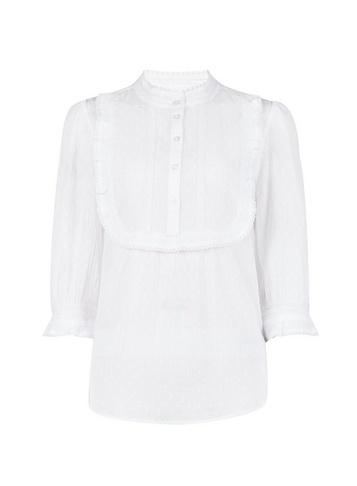 Dorothy Perkins Ivory Dobby Shirt