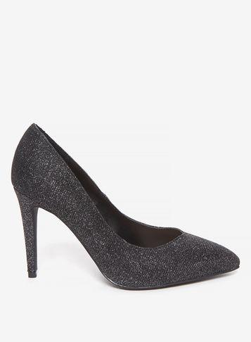 Dorothy Perkins Wide Fit Pewter 'evie' Court Shoes