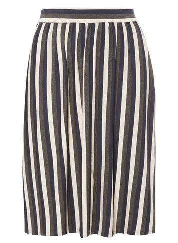Dorothy Perkins *dp Curve Neutral Stripe Jersey Skirt