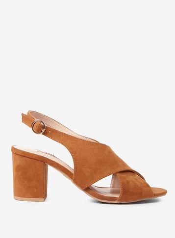 Dorothy Perkins Tan 'simone' Heeled Sandals