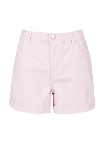 Dorothy Perkins Pale Pink Boyfriend Denim Shorts