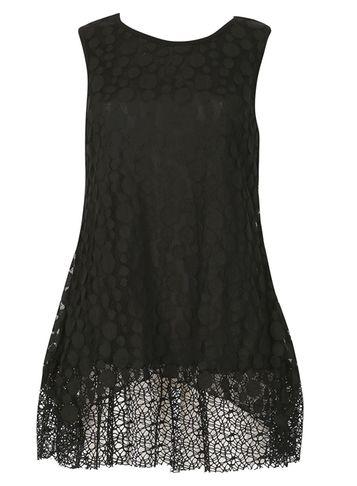 Dorothy Perkins *izabel London Black Sleeveless Top