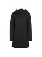 *vero Moda Black Hooded Coat