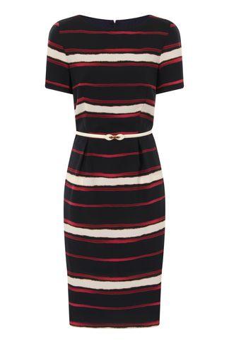 Dorothy Perkins *paper Dolls Stripe Bodycon Dress