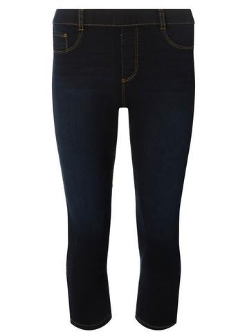 Dorothy Perkins Blue Black Eden Cropped Jeggings
