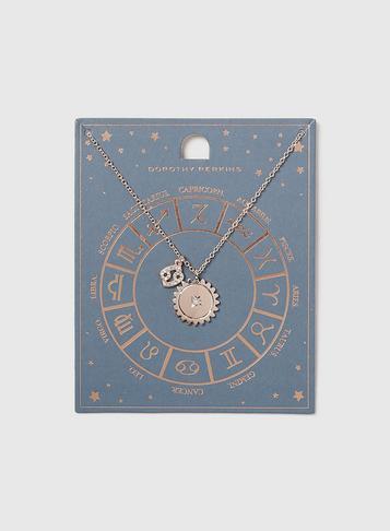 Dorothy Perkins Rose Gold Cancer Horoscope Necklace