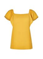 Dorothy Perkins Yellow On The Shoulder Bardot Top
