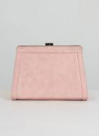 Dorothy Perkins *chi Chi London Pink Faux Leather Clutch