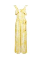 Dorothy Perkins Yellow Tie Dye Jumpsuit