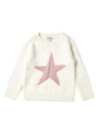 Dorothy Perkins *girls White Star Knit Jumper
