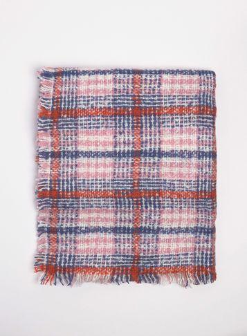 Dorothy Perkins Red Tweed Boucle Scarf