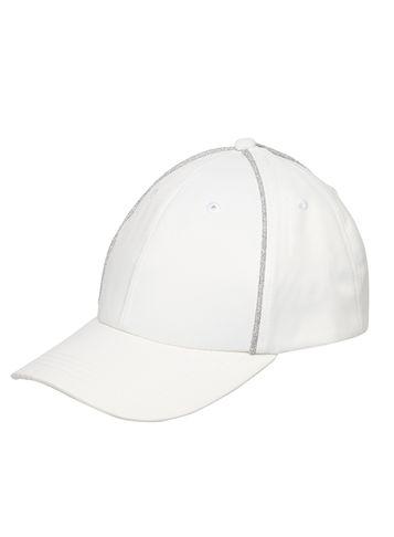 Dorothy Perkins White Piped Cap