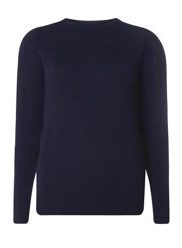 Dorothy Perkins Navy Volume Sleeve Jumper