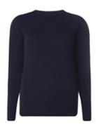 Dorothy Perkins Navy Volume Sleeve Jumper