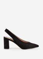 Dorothy Perkins Wide Fit Black 'everley' Court Shoes
