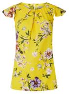 Dorothy Perkins *billie & Blossom Tall Ochre Floral Print Shell Top