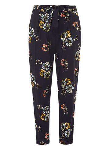 Dorothy Perkins Navy Floral Tie Joggers