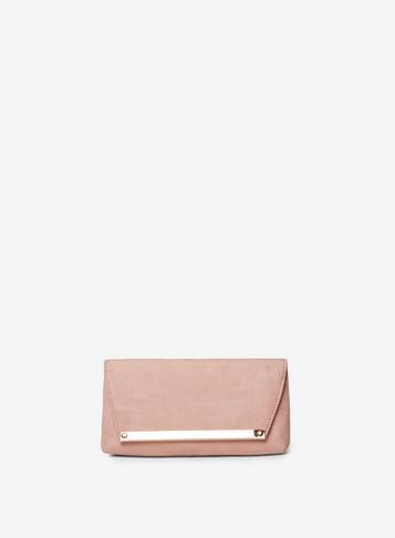 Dorothy Perkins Blush Envelope Clutch Bag