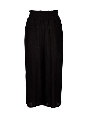 Dorothy Perkins Petite Black Crinkle Culotte Trousers
