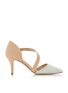 *head Over Heels By Dune Nude 'camellia' Ladies Court Shoes