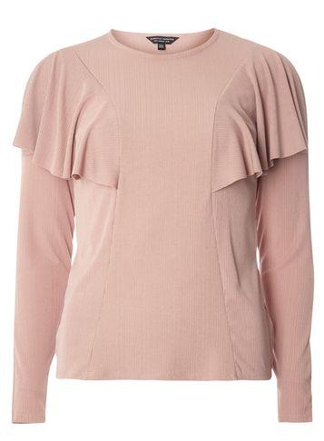 Dorothy Perkins Rose Cape Ruffle Top