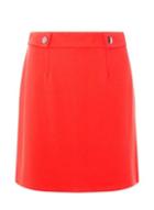 Dorothy Perkins Red Side Popper Mini Skirt