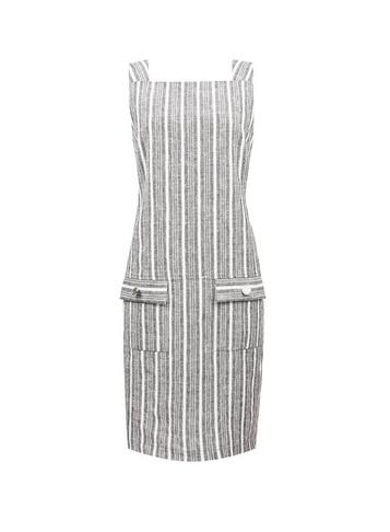 Dorothy Perkins Grey Stripe Print Shift Dress