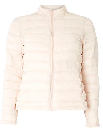 Dorothy Perkins *vila Pink Funnel Neck Puffer Jacket