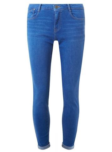 Dorothy Perkins Ultra Blue Harper Low Rise Stretch Skinny Jeans