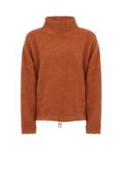*only Brown Roll Neck Jumper