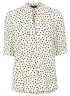 Dorothy Perkins Animal Print Roll Sleeve Shirt