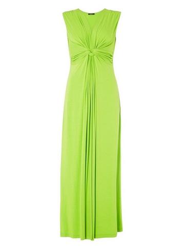 *roman Originals Lime Drape Maxi Dress